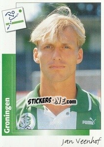Sticker Jan Veenhof - Voetbal 1995-1996 - Panini
