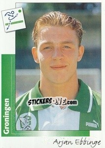 Sticker Arjen Ebbinge - Voetbal 1995-1996 - Panini