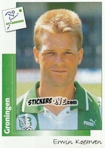 Sticker Erwin Koeman - Voetbal 1995-1996 - Panini