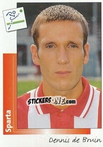 Sticker Dennis de Bruin - Voetbal 1995-1996 - Panini