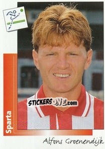 Sticker Alfons Groenendijk - Voetbal 1995-1996 - Panini
