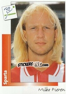 Figurina Milko Pieren - Voetbal 1995-1996 - Panini