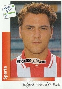 Figurina Edgar van der Roer - Voetbal 1995-1996 - Panini