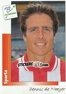 Sticker Dennis de Nooijer - Voetbal 1995-1996 - Panini