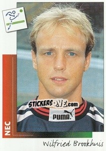 Sticker Wilfried Brookhuis - Voetbal 1995-1996 - Panini