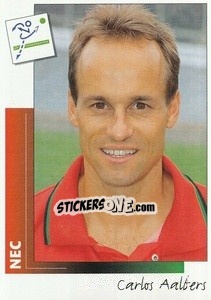 Sticker Carlos Aalbers - Voetbal 1995-1996 - Panini