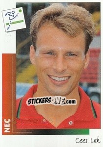 Sticker Cees Lok - Voetbal 1995-1996 - Panini
