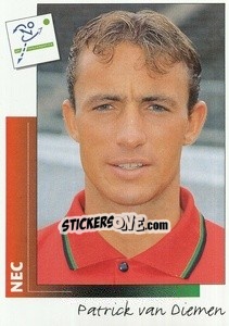 Sticker Patrick van Diemen - Voetbal 1995-1996 - Panini