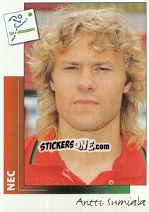 Sticker Antti Sumiala - Voetbal 1995-1996 - Panini