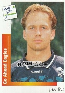 Sticker Jan Bos - Voetbal 1995-1996 - Panini