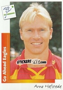 Sticker Arno Hofstede - Voetbal 1995-1996 - Panini