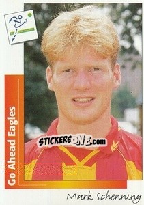 Sticker Mark Schenning - Voetbal 1995-1996 - Panini