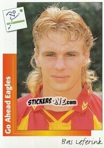 Sticker Bas Leferink - Voetbal 1995-1996 - Panini