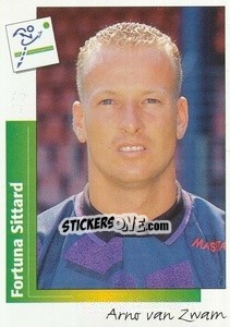 Sticker Arno van Zwam - Voetbal 1995-1996 - Panini