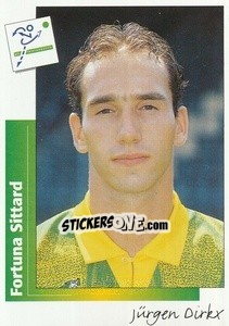 Sticker Jürgen Dirkx - Voetbal 1995-1996 - Panini