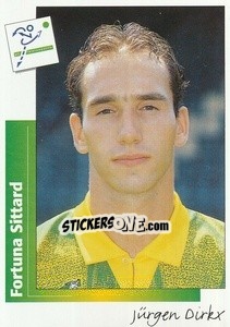 Figurina Jürgen Dirkx - Voetbal 1995-1996 - Panini