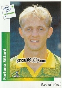 Sticker Ruud Kool - Voetbal 1995-1996 - Panini