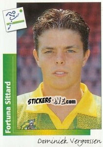 Cromo Dominiek Vergoossen - Voetbal 1995-1996 - Panini