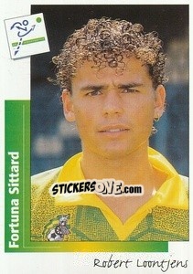 Sticker Robert Loontjens - Voetbal 1995-1996 - Panini