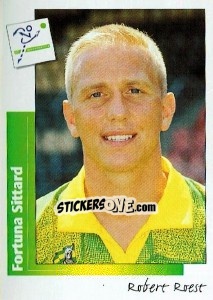 Sticker Robert Roest - Voetbal 1995-1996 - Panini