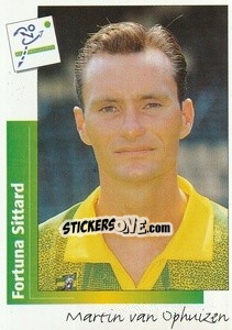 Sticker Martin van Ophuizen - Voetbal 1995-1996 - Panini