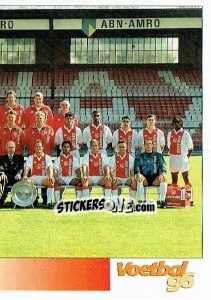 Sticker Team Ajax - Voetbal 1995-1996 n. 376 - Panini