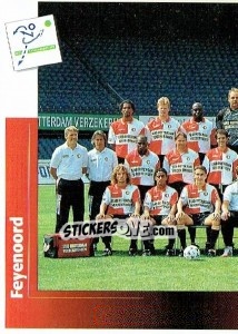 Sticker Team Feyenoord - Voetbal 1995-1996 - Panini