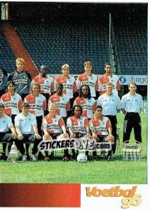 Sticker Team Feyenoord - Voetbal 1995-1996 - Panini
