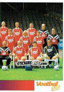 Sticker Team FC Twente - Voetbal 1995-1996 n. 384 - Panini