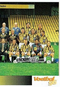 Sticker Team Vitesse - Voetbal 1995-1996 - Panini