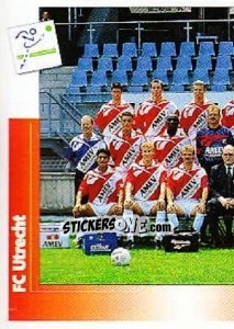 Sticker Team FC Utrecht - Voetbal 1995-1996 - Panini