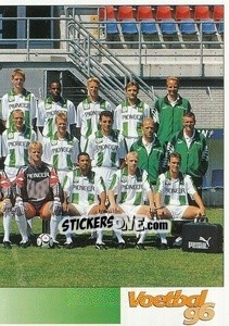 Sticker Team Groningen - Voetbal 1995-1996 n. 400 - Panini