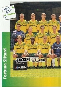Sticker Team Fortuna Sittard - Voetbal 1995-1996 - Panini