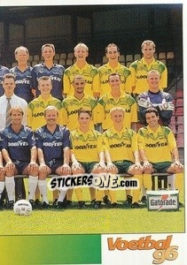 Sticker Team Fortuna Sittard - Voetbal 1995-1996 - Panini