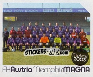 Sticker FK Austria Memphis Magna - Österreichische Fußball-Bundesliga 2003-2004 n. 1 - Panini