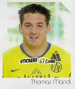 Cromo Thomas Mandl - Österreichische Fußball-Bundesliga 2003-2004 - Panini