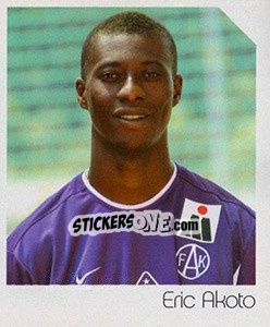 Figurina Eric Akoto - Österreichische Fußball-Bundesliga 2003-2004 n. 14 - Panini
