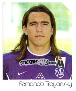 Figurina Fernando Troyansky - Österreichische Fußball-Bundesliga 2003-2004 n. 19 - Panini