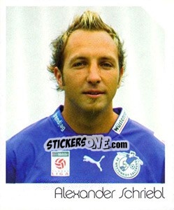 Cromo Alexander Schriebl - Österreichische Fußball-Bundesliga 2003-2004 - Panini