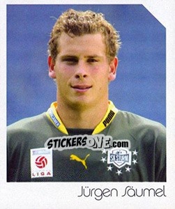 Cromo Jürgen Säumel - Österreichische Fußball-Bundesliga 2003-2004 - Panini
