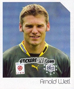 Sticker Arnold Wetl - Österreichische Fußball-Bundesliga 2003-2004 n. 158 - Panini