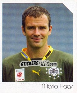 Cromo Mario Haas - Österreichische Fußball-Bundesliga 2003-2004 - Panini