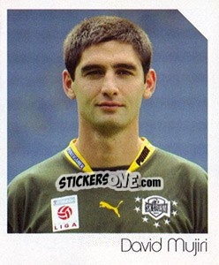 Figurina David Mujiri - Österreichische Fußball-Bundesliga 2003-2004 n. 163 - Panini