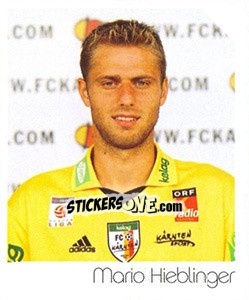 Sticker Mario Hieblinger - Österreichische Fußball-Bundesliga 2003-2004 - Panini