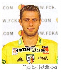 Figurina Mario Hieblinger - Österreichische Fußball-Bundesliga 2003-2004 n. 204 - Panini