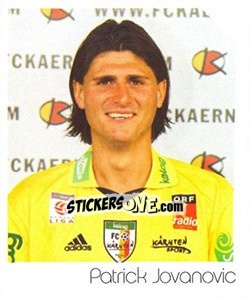 Sticker Patrick Jovanovic - Österreichische Fußball-Bundesliga 2003-2004 - Panini