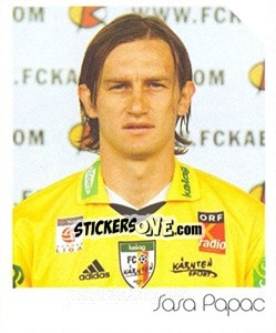Cromo Sasa Papac - Österreichische Fußball-Bundesliga 2003-2004 n. 209 - Panini