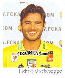Figurina Heimo Vorderegger - Österreichische Fußball-Bundesliga 2003-2004 n. 210 - Panini