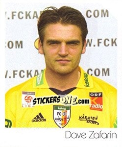 Cromo Dave Zafarin - Österreichische Fußball-Bundesliga 2003-2004 - Panini