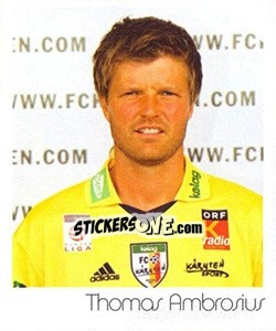 Figurina Thomas Ambrosius - Österreichische Fußball-Bundesliga 2003-2004 n. 216 - Panini